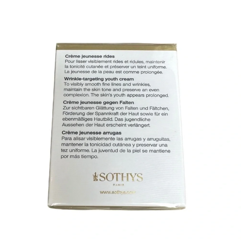 Sothys Crème Jeunesse Rides Wrinkle-Targeting Youth Cream 1.69 fl oz, New in box